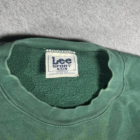 Vintage Lee Sport Green Bay Packers Men's Sweatshirt crewneck Size XXL - Picture 3 of 4